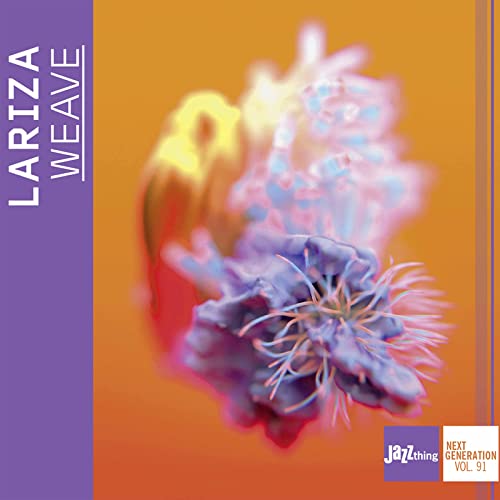 CD cover with abstract floral image in purple, orange, and blue.