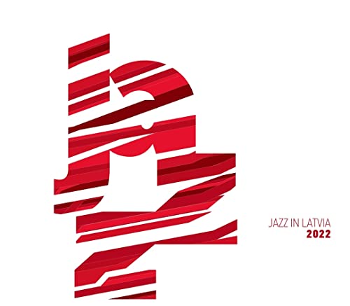 CD cover with red abstract design resembling a face and text.