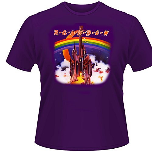 Plastic Head Rainbow Silver Mountain Men's T-Shirt Purple Small
