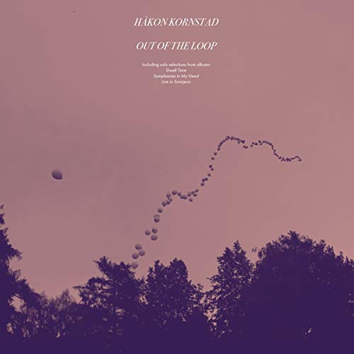 Album cover for Hakon Kornstad’s “Out Of The Loop” with a dotted line.