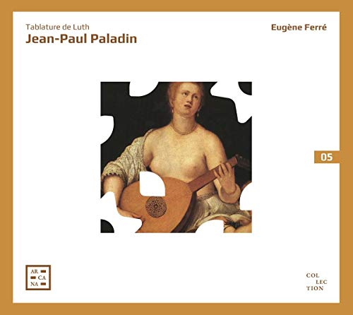 "CD cover with a Renaissance-style painting of a man playing a lute."