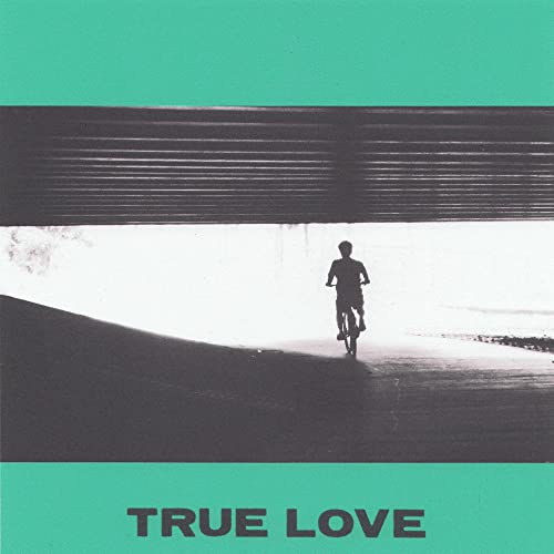 CD cover: Silhouette of a person riding a bicycle toward light.