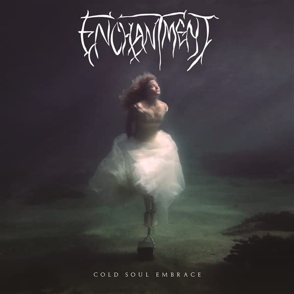 Album cover for Enchantment’s “Cold Soul Embrace” featuring a woman in white.