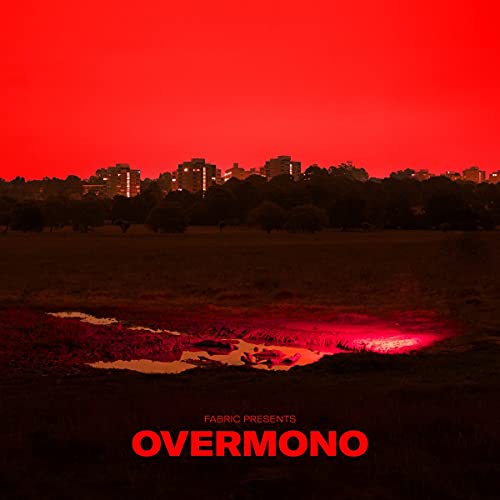 Red album cover with a city skyline and the text "Overmono".