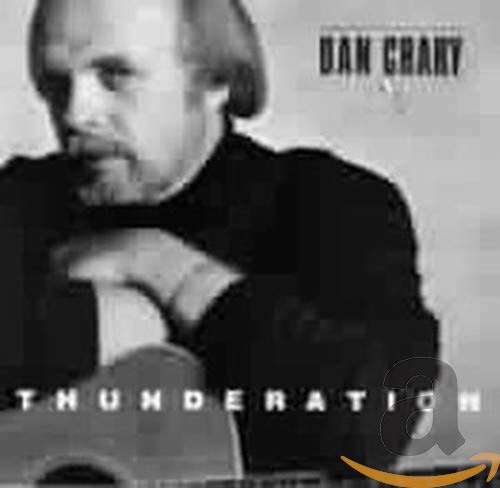 Black and white CD cover featuring portrait of Dan Crary and text “Thunderation”.