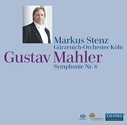 CD cover featuring conductor Markus Stenz and composer Gustav Mahler.