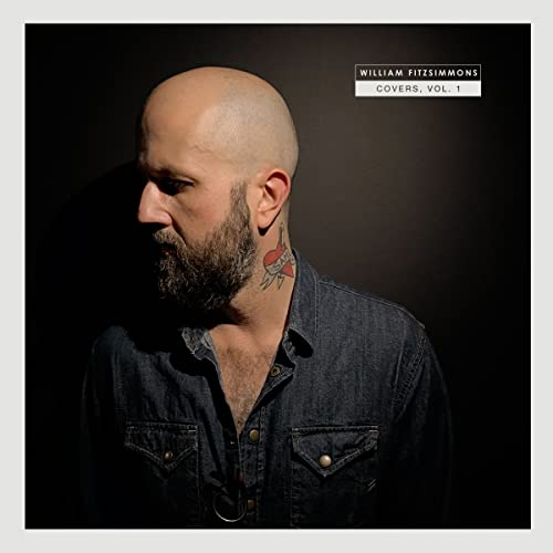Portrait of William Fitzsimmons with beard, album title "Covers, Vol. 1".