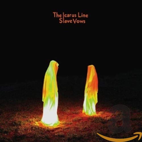 CD cover for The Icarus Line’s “Slave Vows,” featuring two hooded figures.