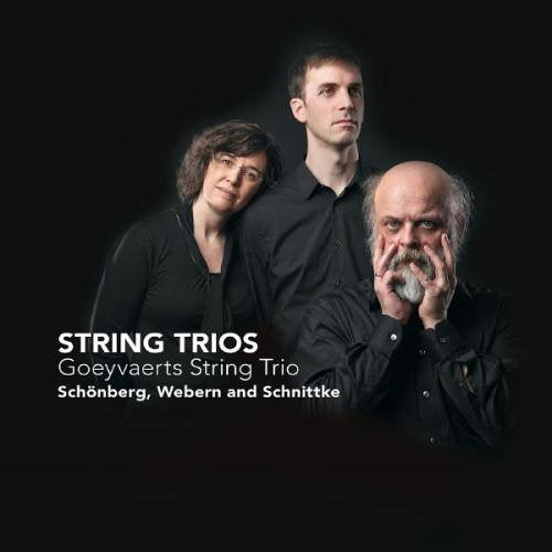 CD cover with three musicians and white text on a black background.