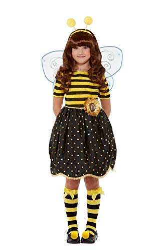 Smiffys 52368L Officially Licensed Santoro Bee Loved Costume, Girls, Black, L - Age 10-12 years
