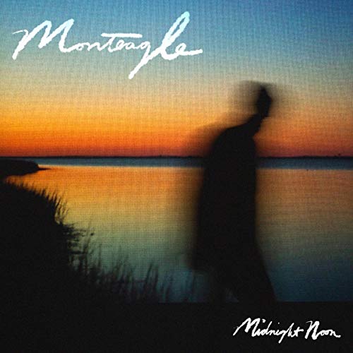 Album cover for Monteagle’s “Midnight Noon” with a silhouetted figure.