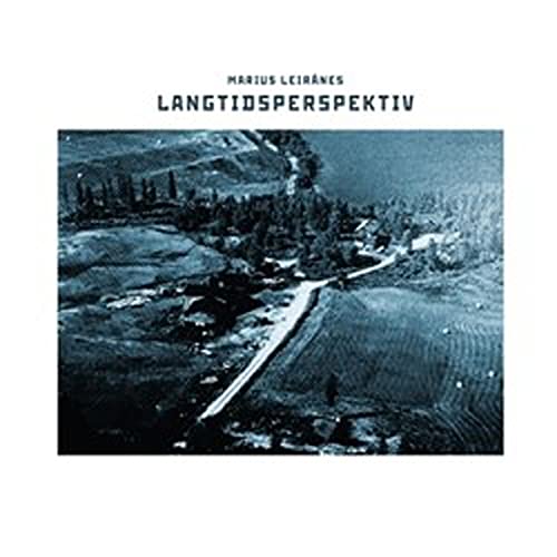 CD cover: aerial landscape with road, trees, and text "Langtidsperspektiv".