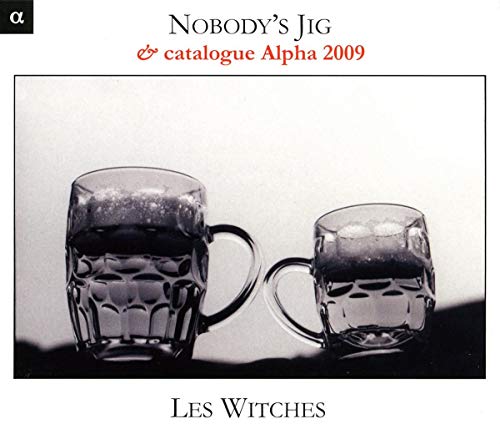 "Album cover featuring two glass mugs with handles, partially filled with dark liquid."