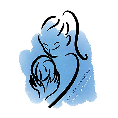 The alt text for the image is: "Simple line drawing of a mother holding a baby."
