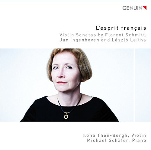 "CD cover with a woman in a black top and necklace against a white background."