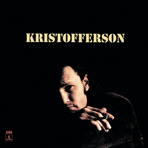 Kris Kristofferson album cover: portrait of a man in dark clothing.