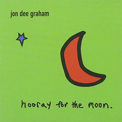 Album cover with green background, red crescent moon, and blue star.