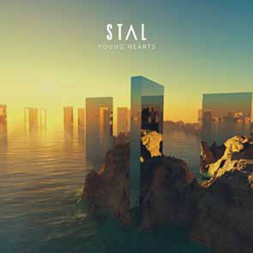The image depicts a CD cover with a futuristic cityscape and abstract shapes.