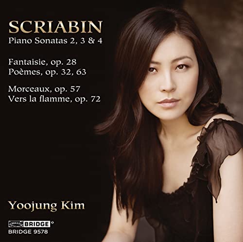 CD cover featuring pianist Yoojung Kim with tracklist details.