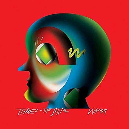 CD cover art: abstract face with colorful gradients on red background.