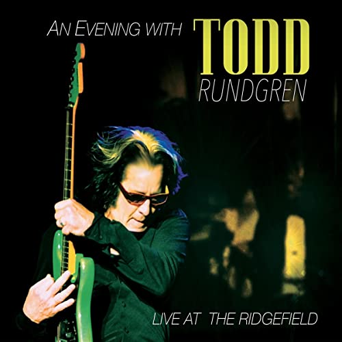 Todd Rundgren playing a green electric guitar on a Blu-ray cover.