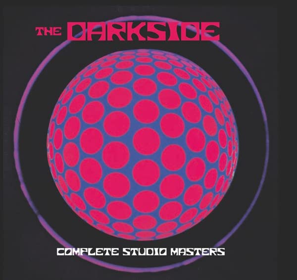 Album cover featuring a pink dotted sphere on a black background with text.