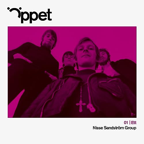 Vinyl album cover for Nisse Sandstrom Group’s “Oppet Ett” featuring a band portrait.