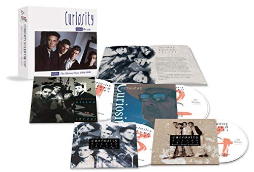 "CD cover with four men in dark clothing, white background, and band name."