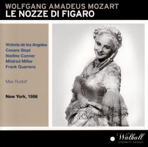 CD cover for "Le Nozze di Figaro" featuring Victoria de los Ăngeles.