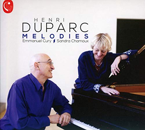 CD cover featuring Emmanuel Cury, Sandra Chamoux, and a grand piano.