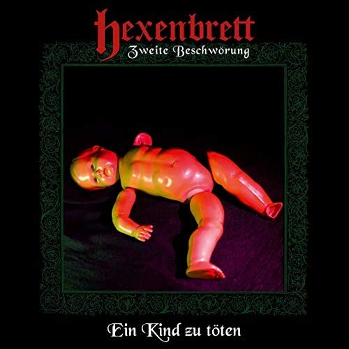 Album cover: red, broken baby doll on dark purple background.