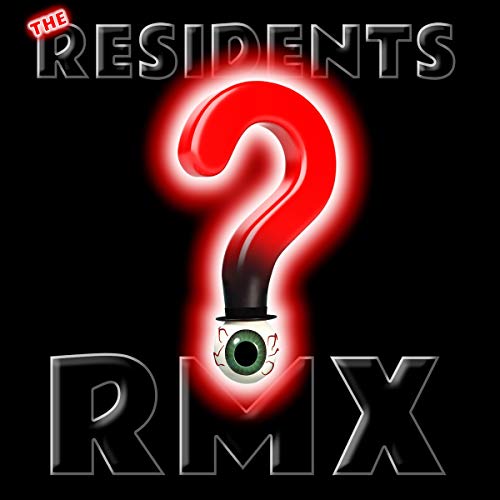 The Residents RMX album cover: red question mark with an eye.