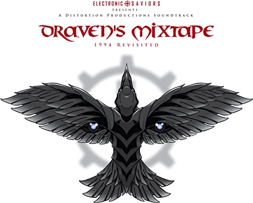 CD cover art: black raven with blue eyes against a white background.