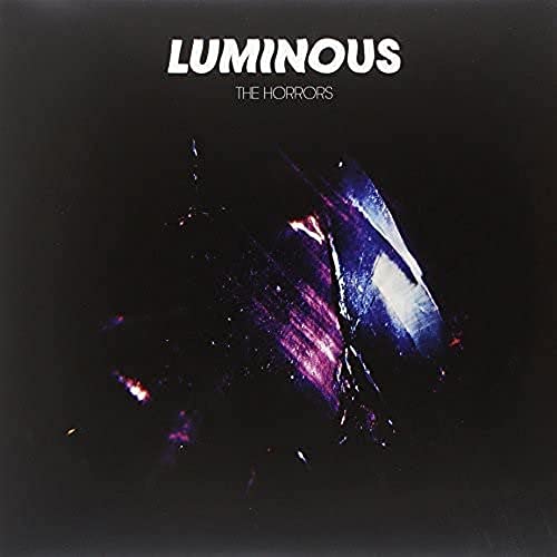 The Horrors’ “Luminous” vinyl album cover, dark abstract imagery.