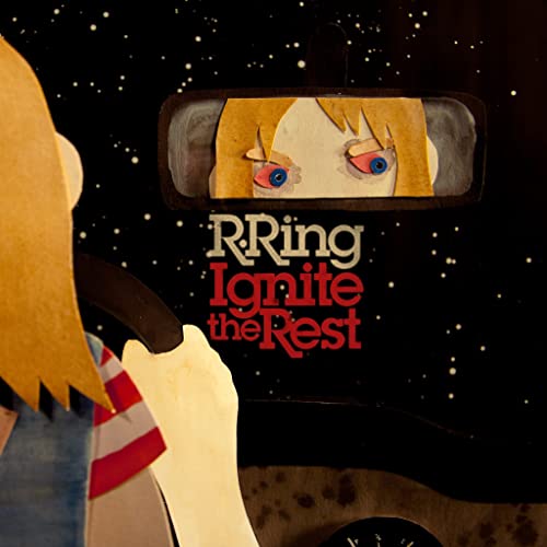 CD cover: stylized illustration of a face in a rearview mirror.