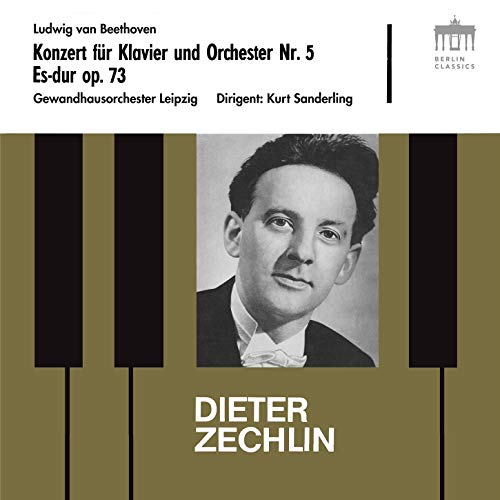 CD cover with pianist Dieter Zechlin's portrait and piano key design.