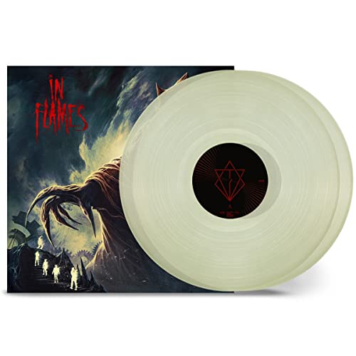 In Flames "Foregone" vinyl record with illustrated cover art.