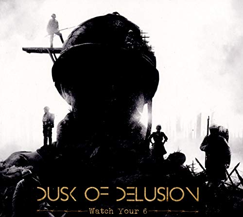 CD cover for "Watch Your 6" depicts soldiers and a large, dark sphere.