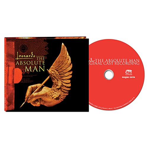 CD cover and disc for Leonardo The Absolute Man featuring a hand with wings.