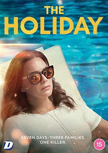 DVD cover art for The Holiday showing a woman in sunglasses by a pool.