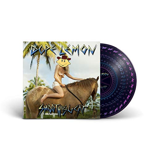 Dope Lemon album cover featuring a person on a horse and purple vinyl.