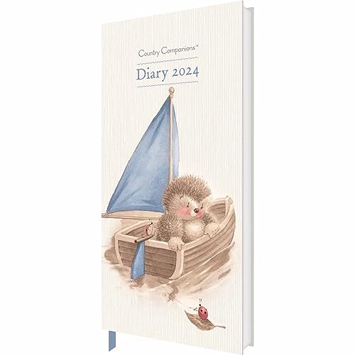 CAROUSEL CALENDARS Country Companions Slim Diary 2024