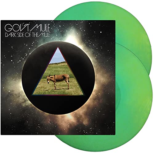 Gov't Mule "Dark Side Of The Mule" vinyl record with green discs.