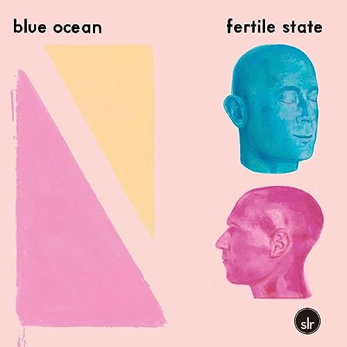 CD cover: abstract shapes and painted head profiles in pink, blue, and yellow.