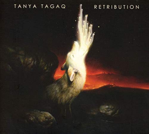 Album cover featuring a glowing bird against a dark, fiery landscape with text.