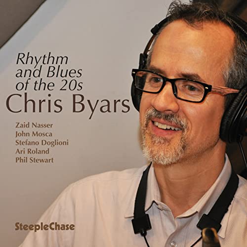 CD cover featuring Chris Byars wearing headphones and smiling.
