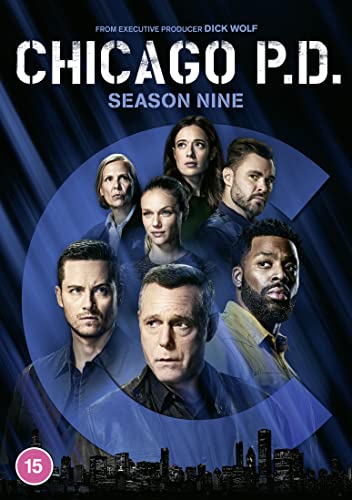 Chicago P.D." seasons 1-9 DVD cover featuring the show's cast.