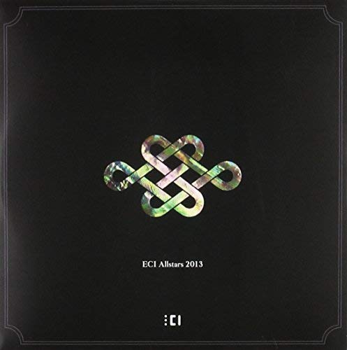 CD cover for “Eci Allstars 2013” featuring a colorful, looped knot design.