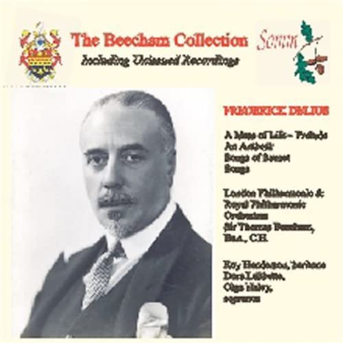 CD cover featuring a portrait of conductor Sir Thomas Beecham.