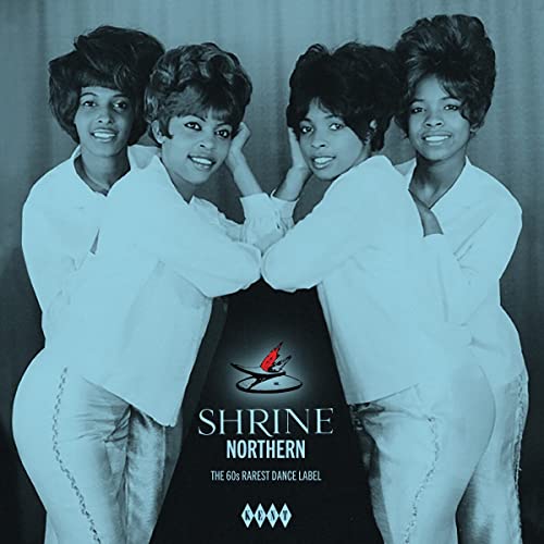 1960s album cover featuring four Black women in white outfits.